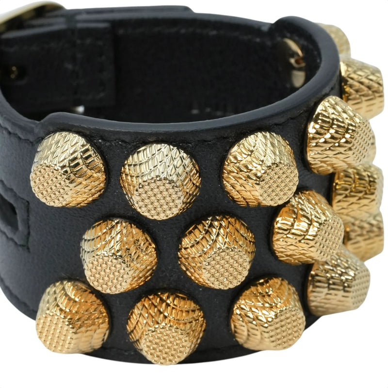 BALENCIAGA アリーナ スリーロウ GGH ブレスレット - ブラック