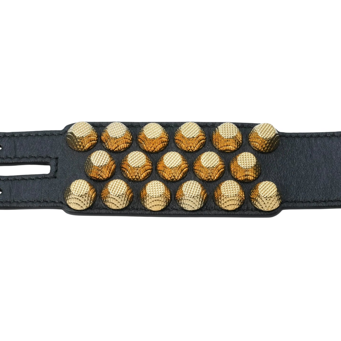 BALENCIAGA アリーナ スリーロウ GGH ブレスレット - ブラック