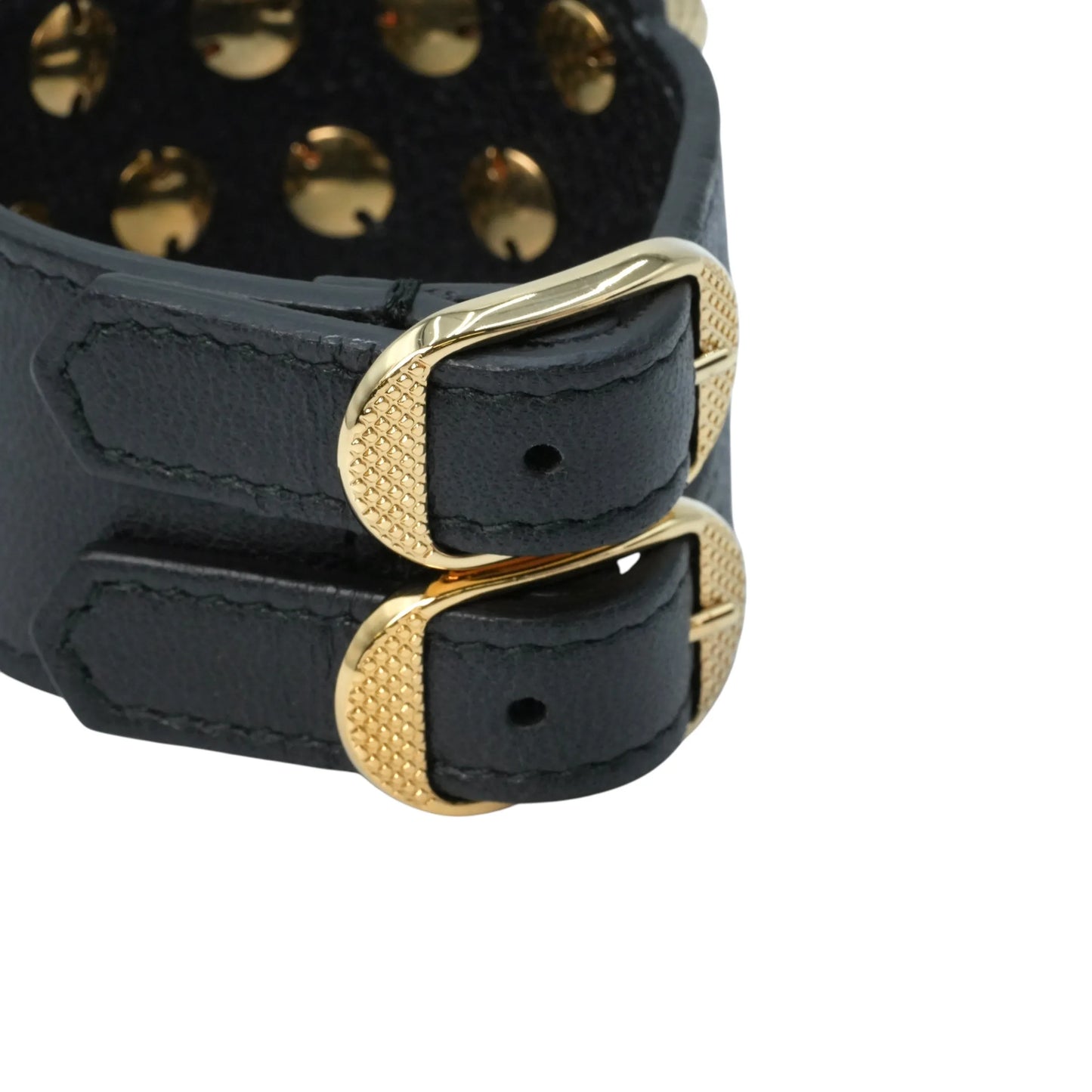 BALENCIAGA アリーナ スリーロウ GGH ブレスレット - ブラック