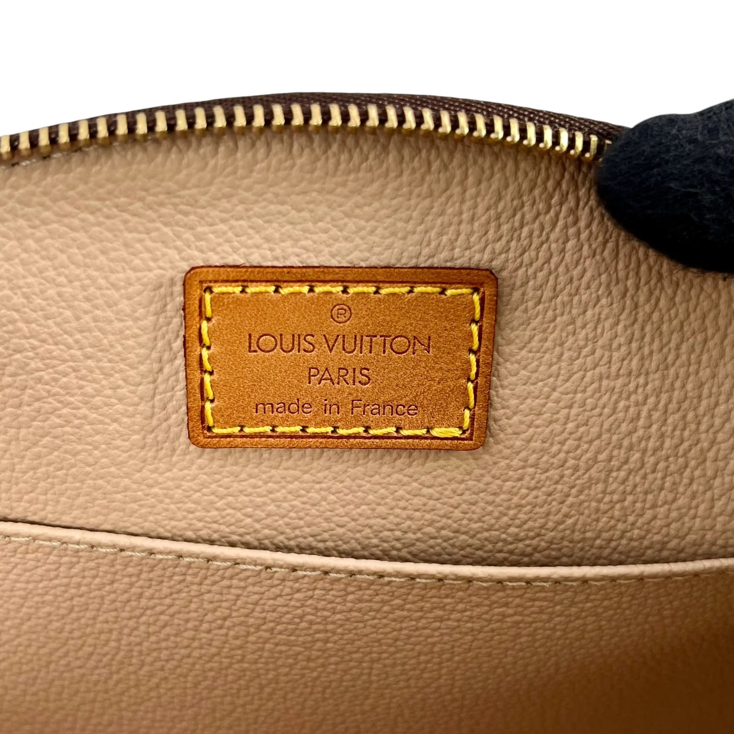 Louis Vuitton Monogram Canvas Trousses Demi-Lune Pouch - Brown - 34995 