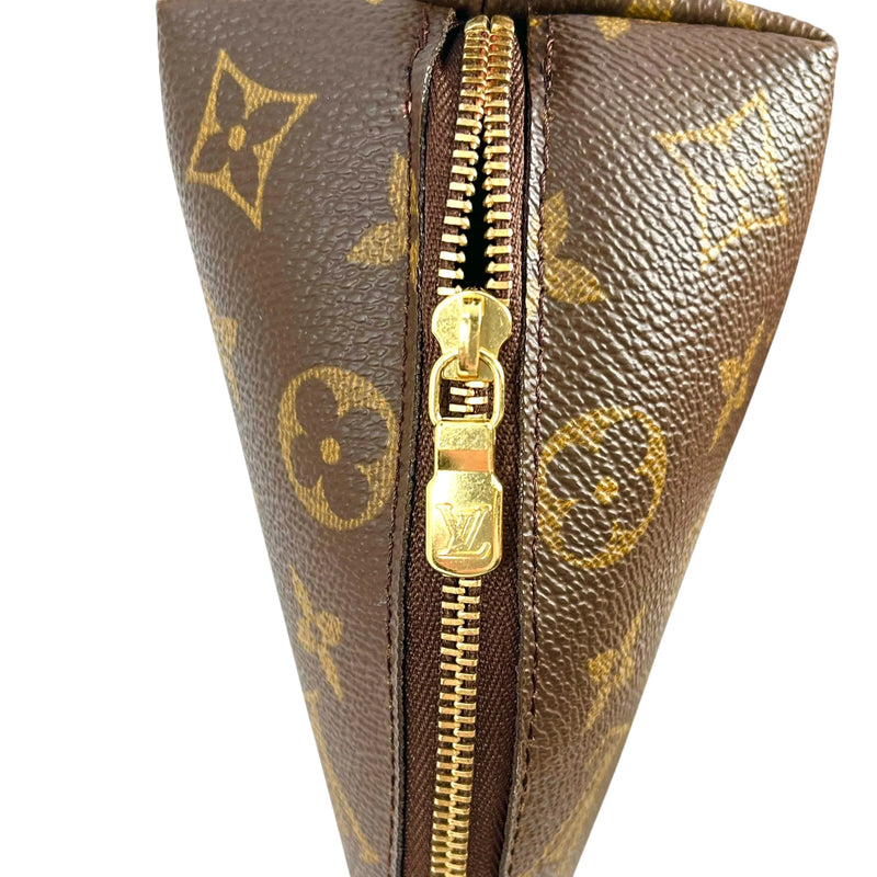 Louis Vuitton Monogram Canvas Trousses Demi-Lune Pouch - Brown - 34995 