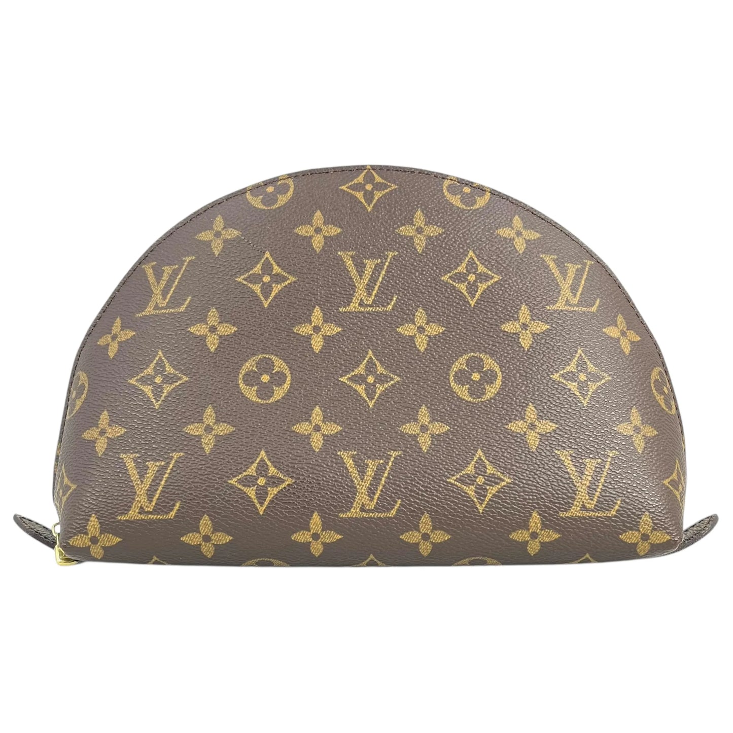 Louis Vuitton Monogram Canvas Trousses Demi-Lune Pouch - Brown - 34995 