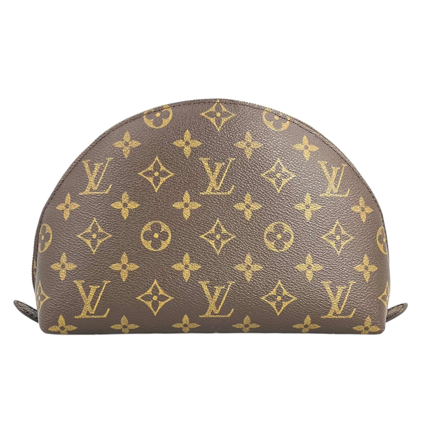 Louis Vuitton Monogram Canvas Trousses Demi-Lune Pouch - Brown - 34995 
