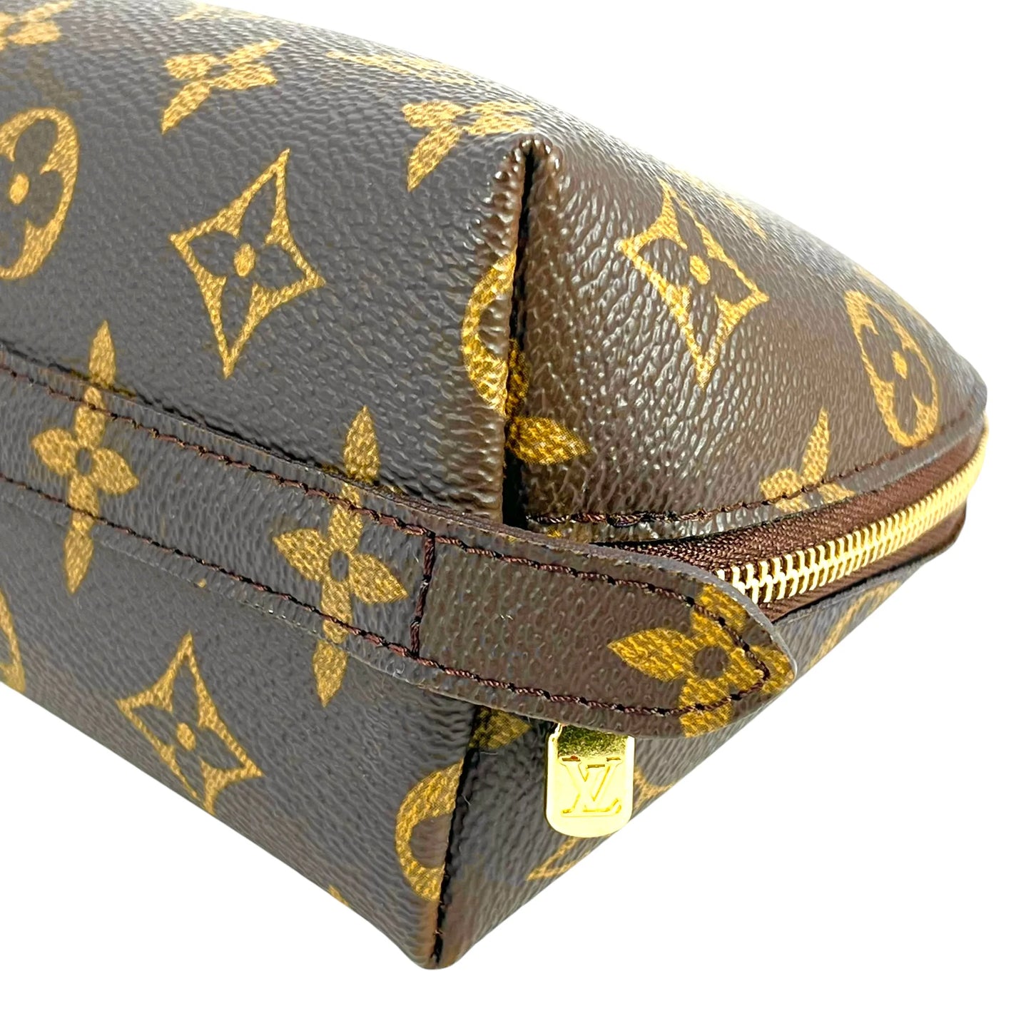 Louis Vuitton Monogram Canvas Trousses Demi-Lune Pouch - Brown - 34995 