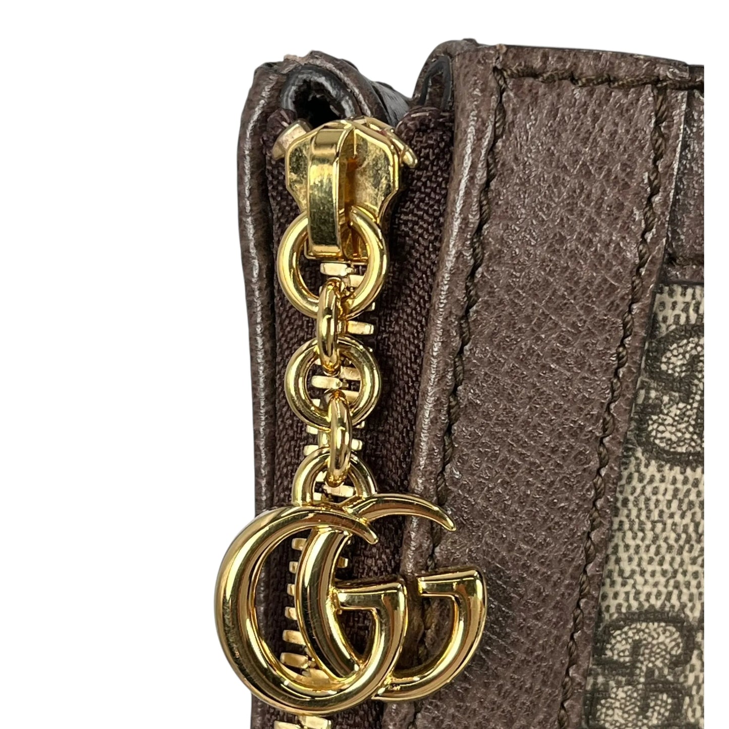 GUCCI オフディア GG スプリーム ラージ トートバッグ - ブラウン