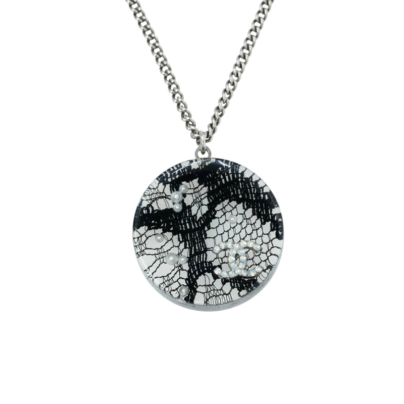 CHANEL ラウンド ペンダント ネックレス 13P - メタル