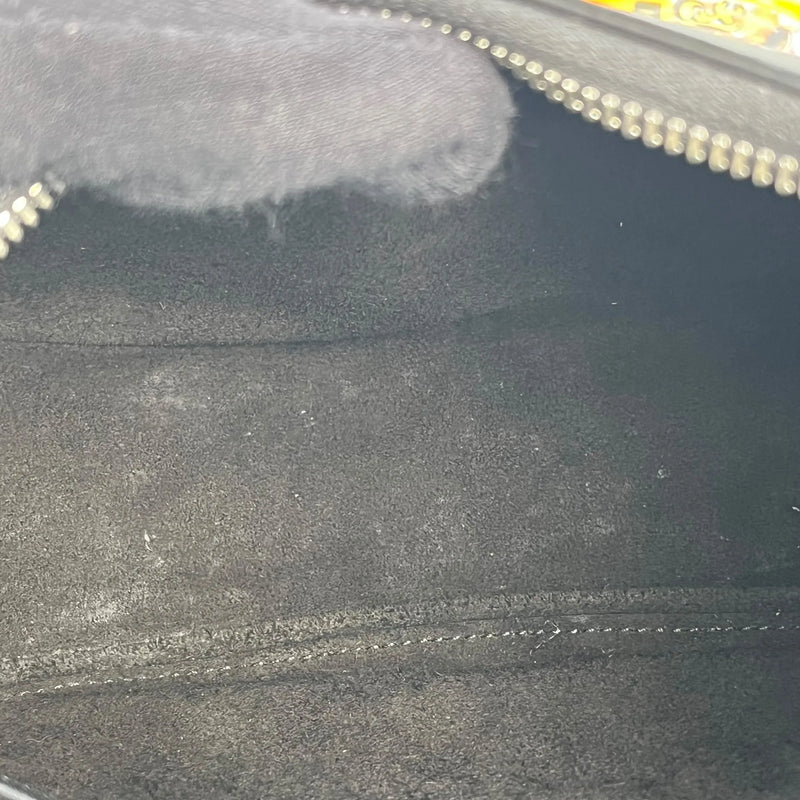 CELINE Ava Leather One-Shoulder Bag - Black 