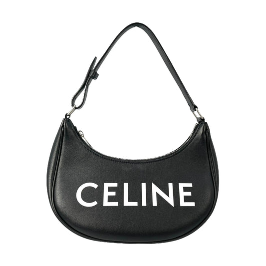 CELINE アヴァ レザー ワンショルダーバッグ - ブラック