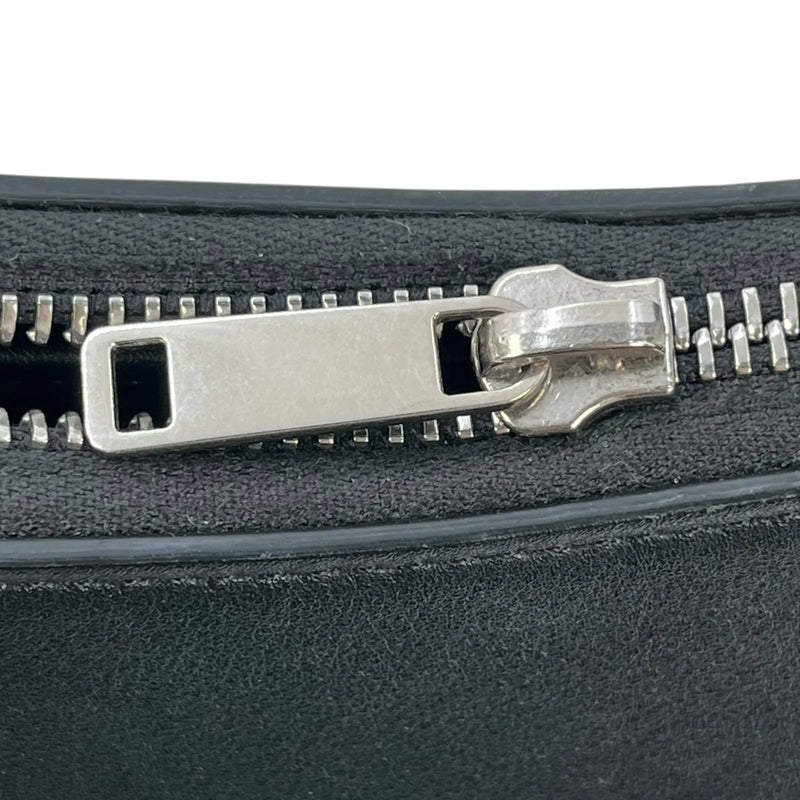 CELINE Ava Leather One-Shoulder Bag - Black 