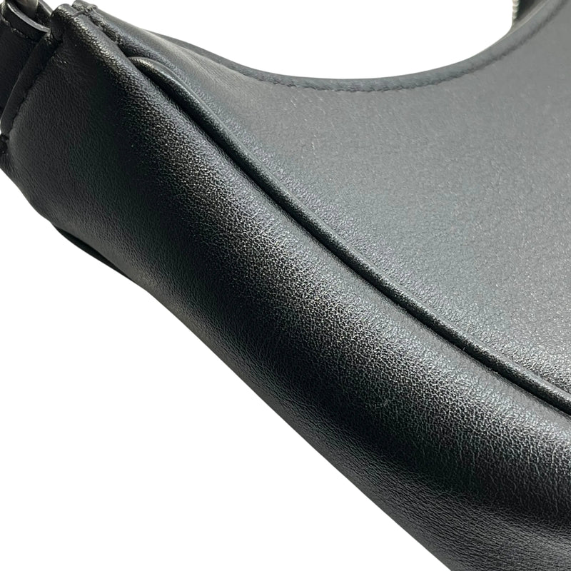 CELINE Ava Leather One-Shoulder Bag - Black 