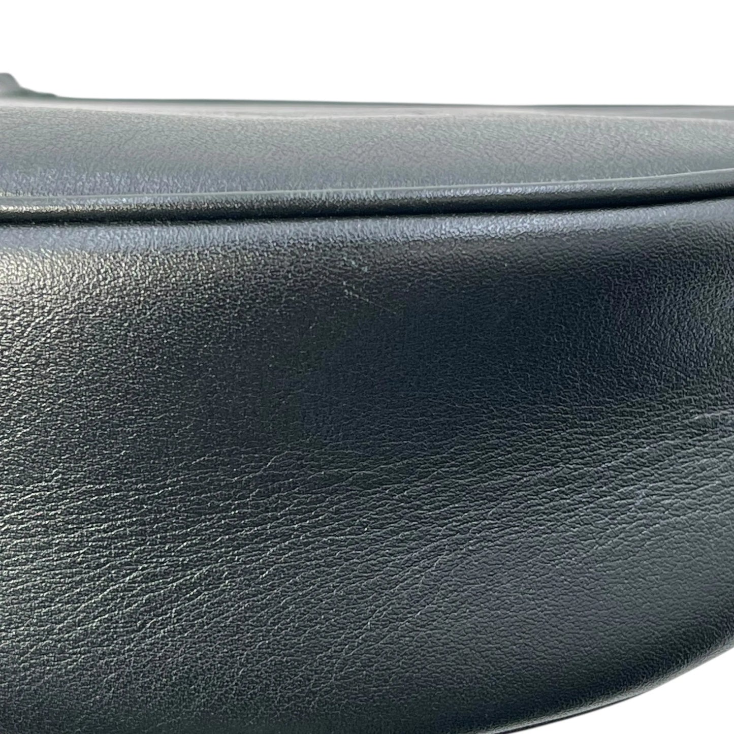 CELINE Ava Leather One-Shoulder Bag - Black 