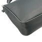 PRADA Re-Nylon Saffiano Leather Shoulder Bag - Black 