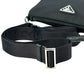 PRADA Re-Nylon Saffiano Leather Shoulder Bag - Black 