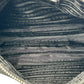 PRADA Re-Nylon Saffiano Leather Shoulder Bag - Black 