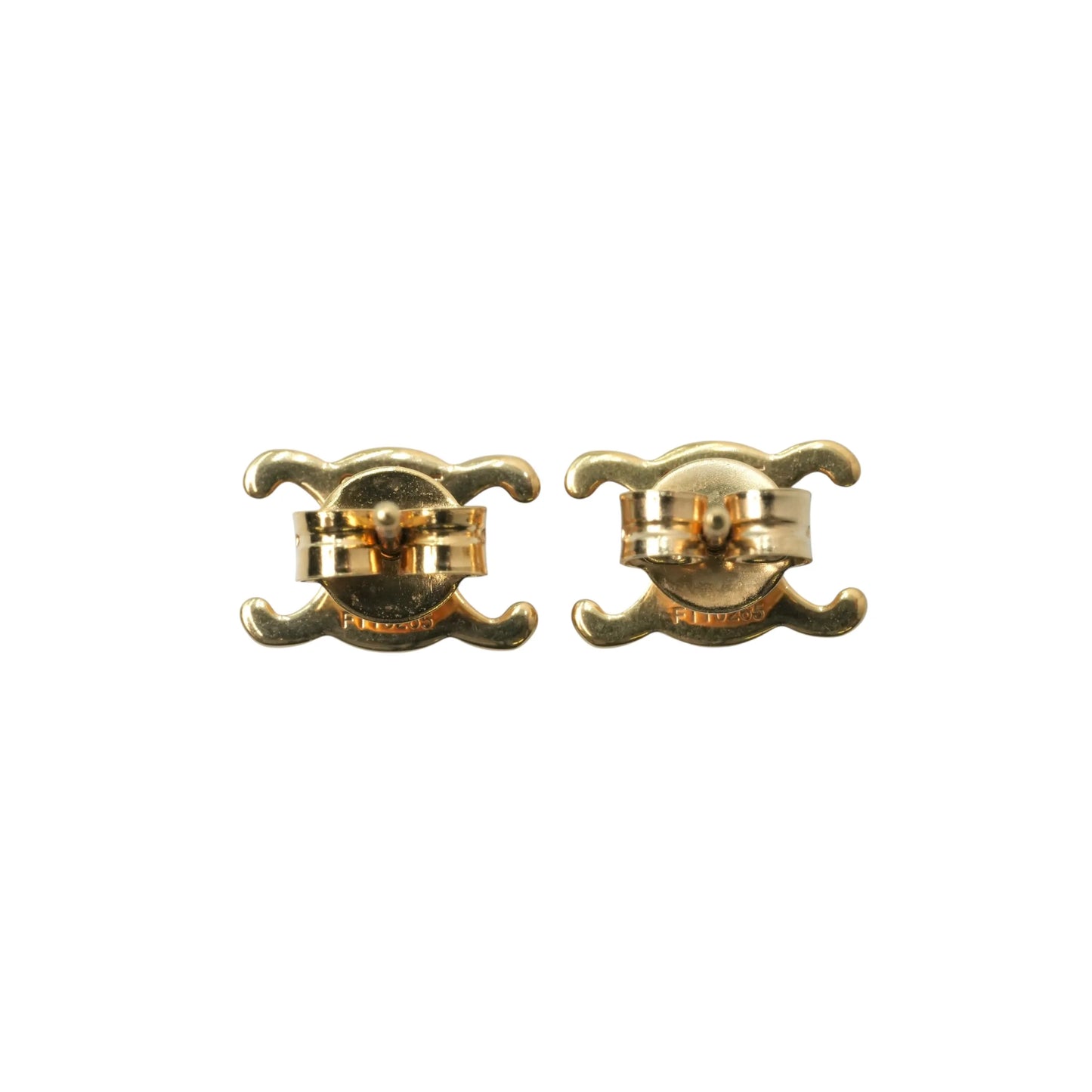 CELINE Triomphe Studs Earring - Metal 