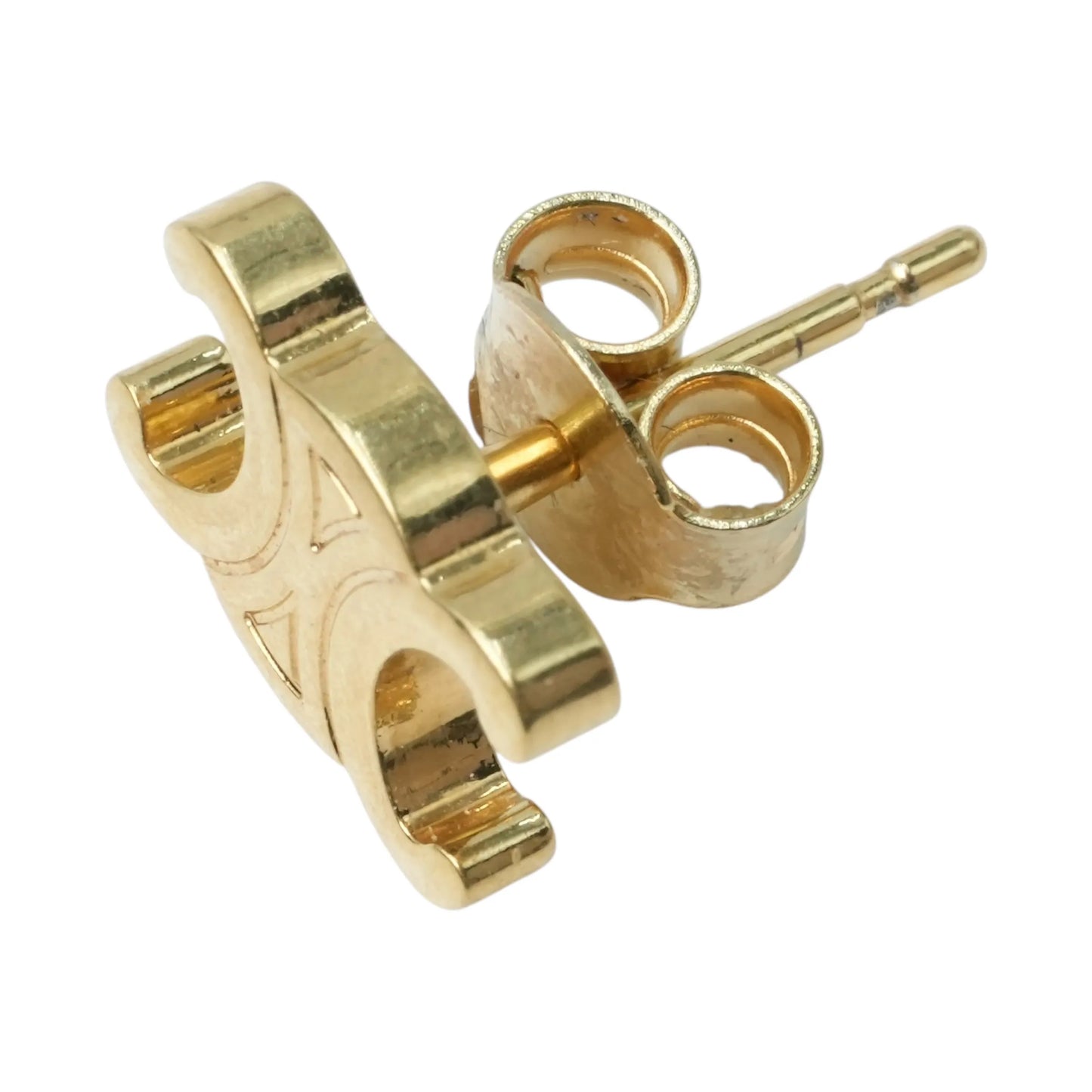 CELINE Triomphe Studs Earring - Metal 