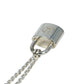 Louis Vuitton Lockit Pendant Necklace - Silver 