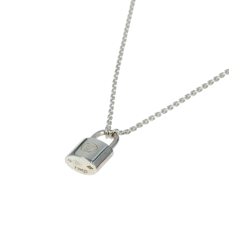 Louis Vuitton Lockit Pendant Necklace - Silver 