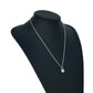 Louis Vuitton Lockit Pendant Necklace - Silver 
