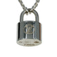 Louis Vuitton Lockit Pendant Necklace - Silver 