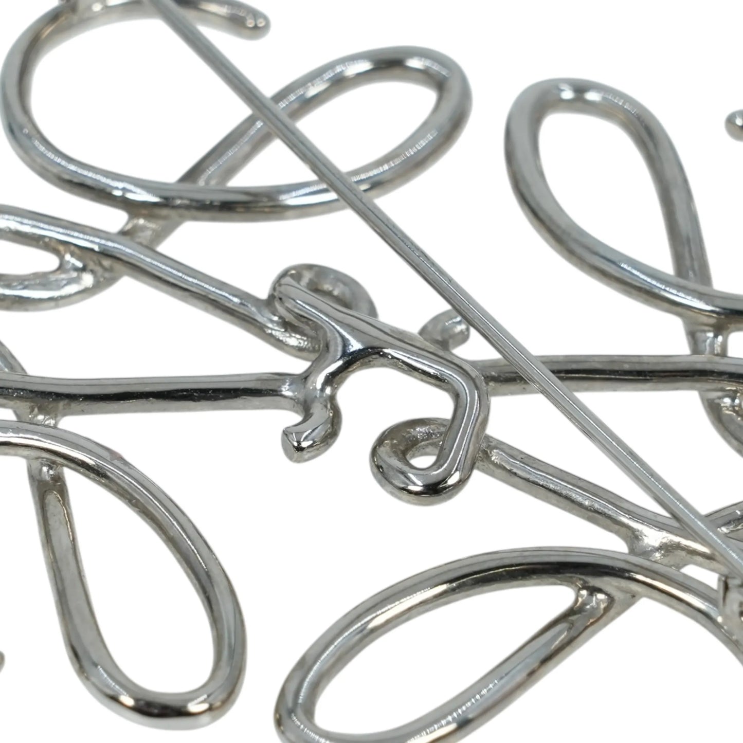 LOEWE Anagram Brooch - Metal - 35355 