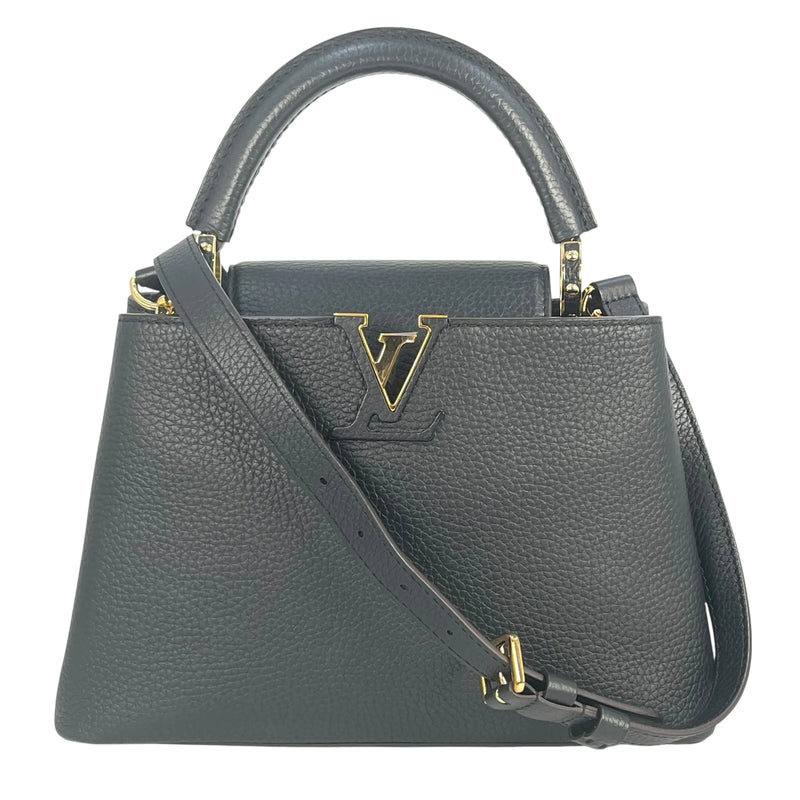 LOUIS VUITTON Capucines BB Handbag/Shoulder Bag - Black 