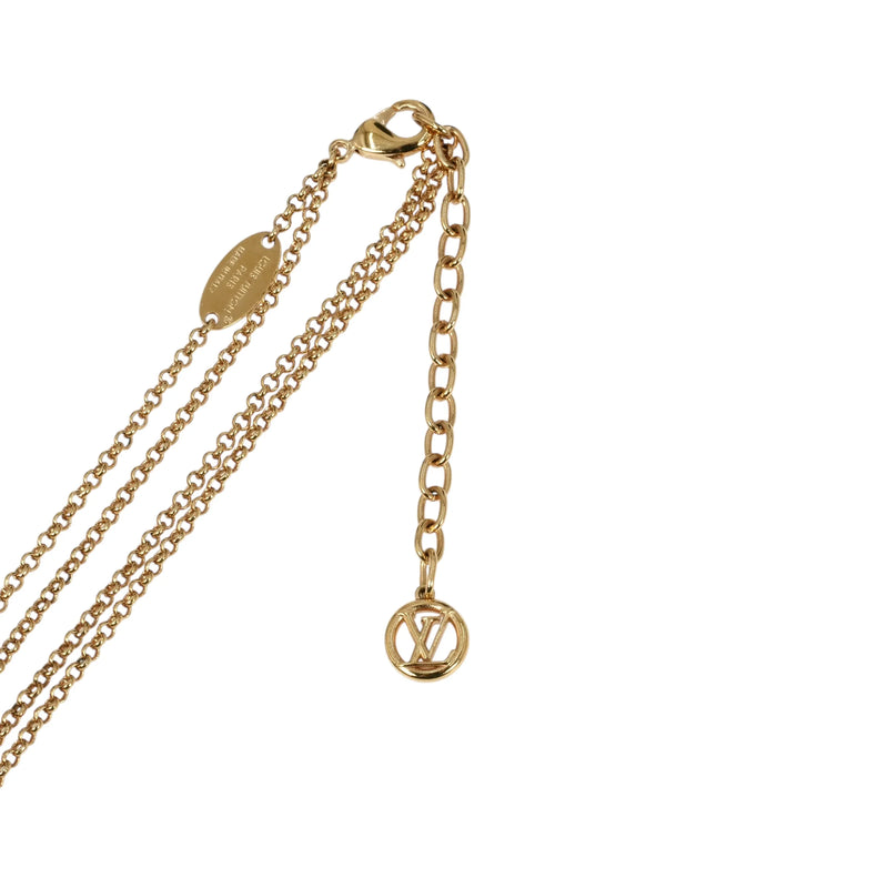 Louis Vuitton レディ ネックレス ラインストーン - 金メッキ