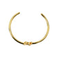 CELINE Triomphe Asymmetric Cuff Bracelet - Brass 