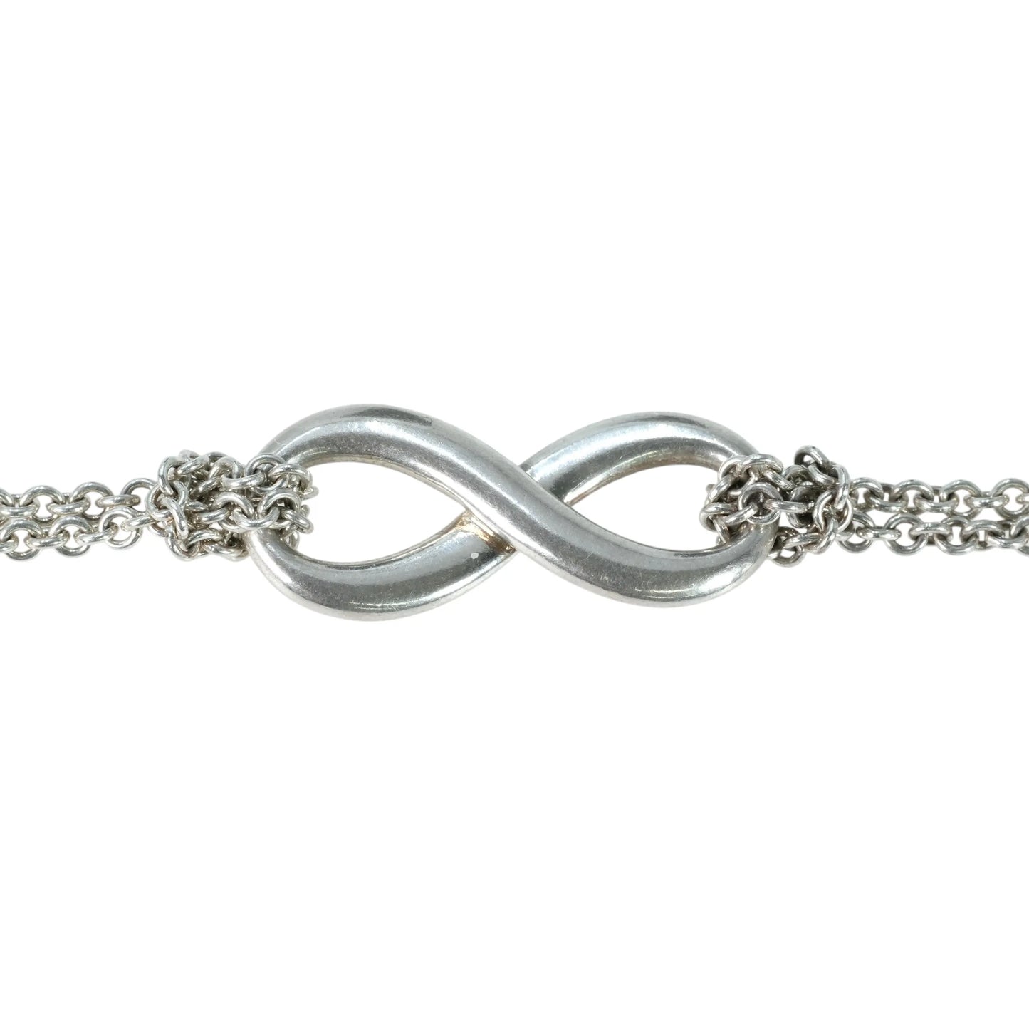 Tiffany &amp; Co Infinity Double Chain Necklace - SV925 