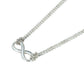 Tiffany &amp; Co Infinity Double Chain Necklace - SV925 