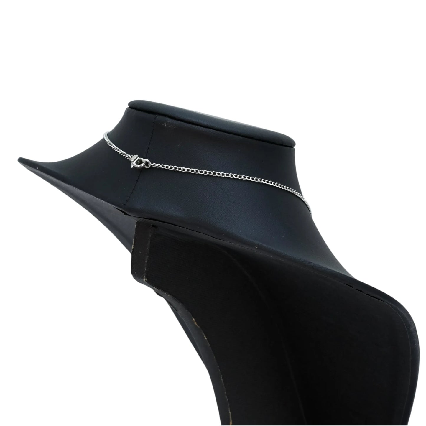 CHANEL パンチング CC ロゴ ネックレス - メタル