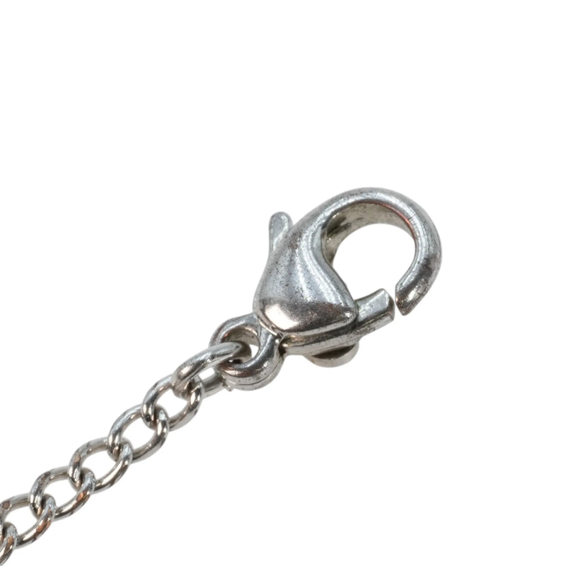 CHANEL パンチング CC ロゴ ネックレス - メタル