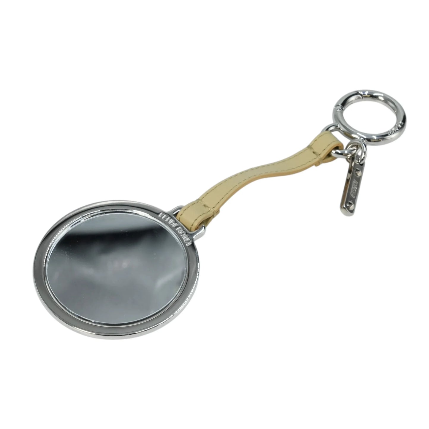 FENDI Mirror Leather Charm Keychain - Multicolor 