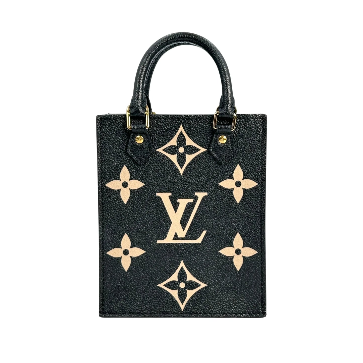 Louis Vuitton モノグラム アンプラント プティットサックプラ バイカラー ハンドバッグ ショルダーバッグ - ブラック - 35476