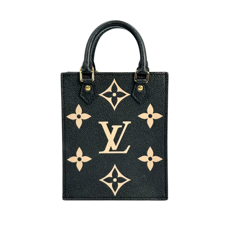 Louis Vuitton モノグラム アンプラント プティットサックプラ バイカラー ハンドバッグ ショルダーバッグ - ブラック - 35476