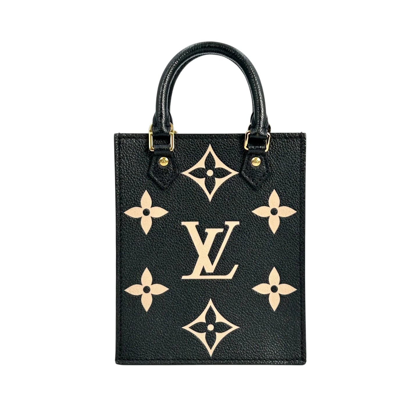 Louis Vuitton モノグラム アンプラント プティットサックプラ バイカラー ハンドバッグ ショルダーバッグ - ブラック - 35476