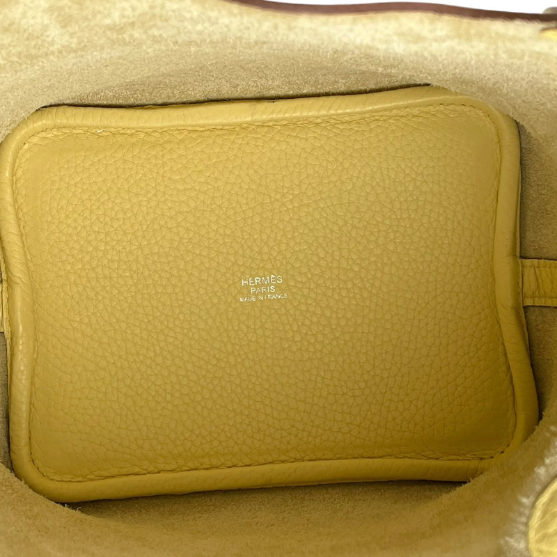 Hermès Picotin Lock PM Taurillon X Stamp (2016) Handbag - Yellow 
