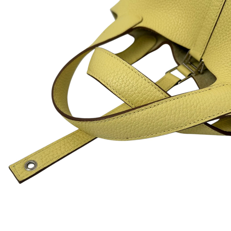 Hermès Picotin Lock PM Taurillon X Stamp (2016) Handbag - Yellow 