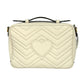 GUCCI GG Marmont Leather Handbag/Shoulder Bag - White 