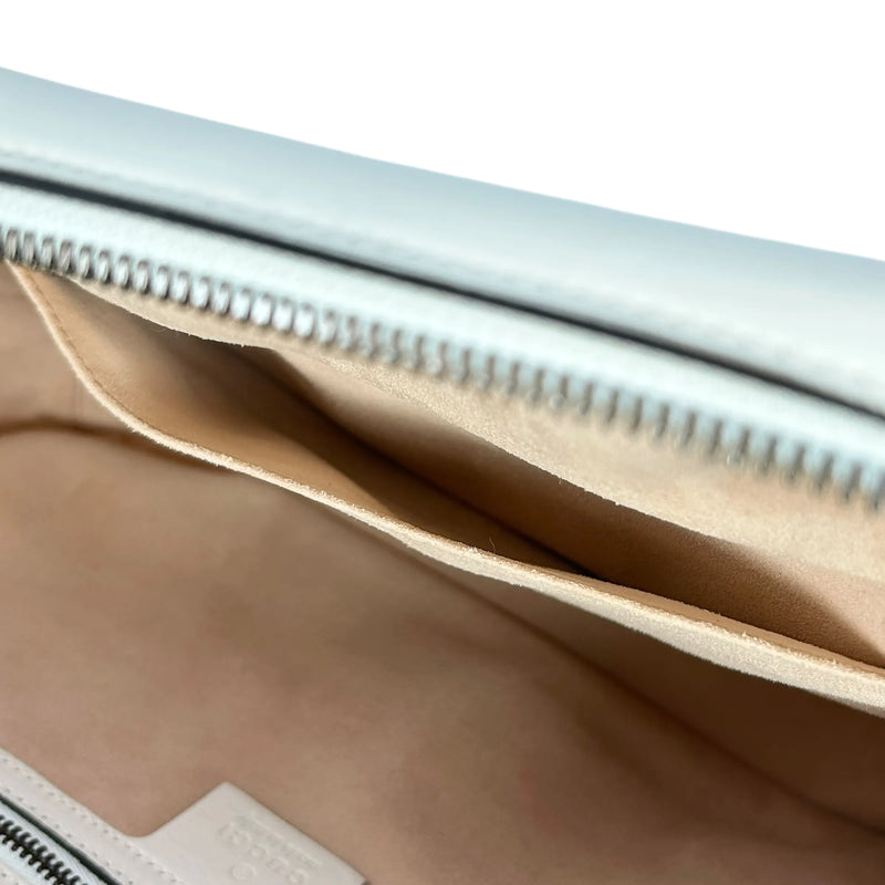 GUCCI GG Marmont Leather Handbag/Shoulder Bag - White 