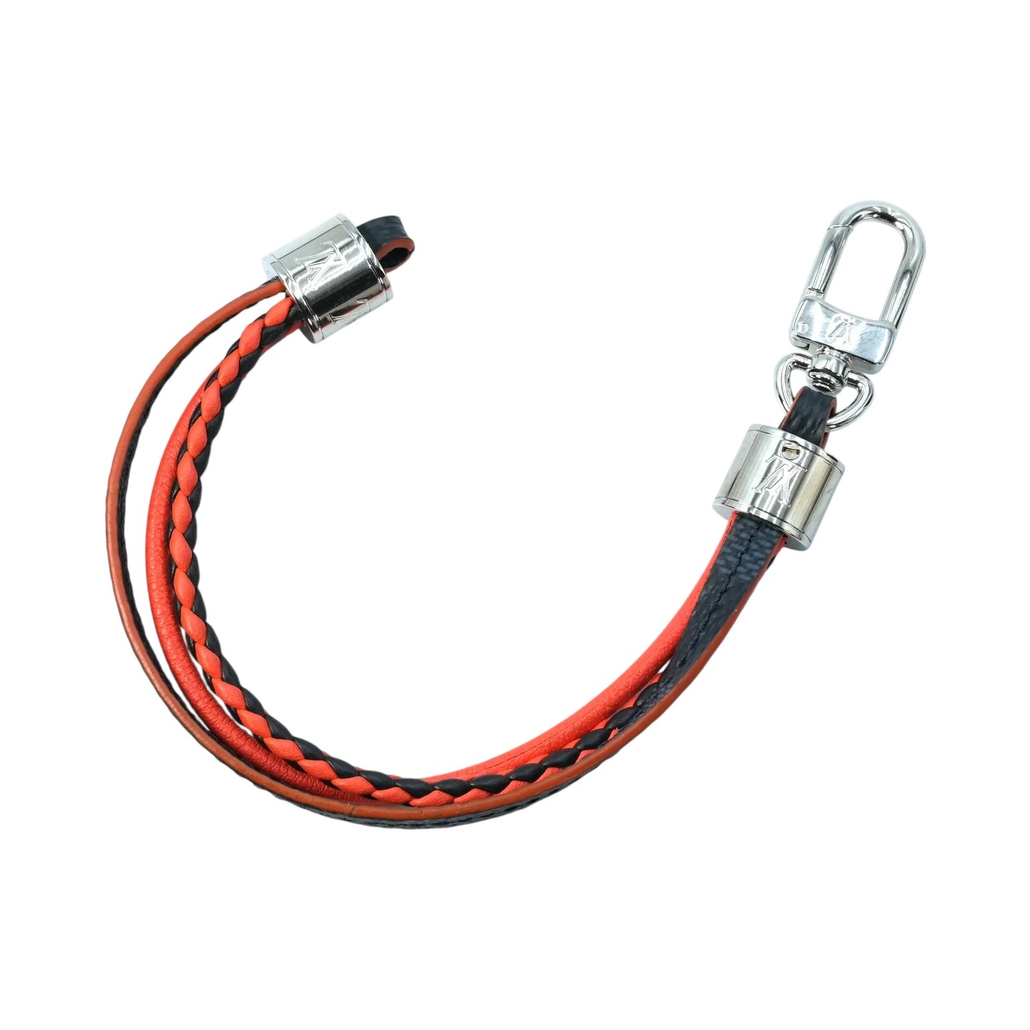 Louis Vuitton Damier LV Treble Bracelet - Orange and Navy 