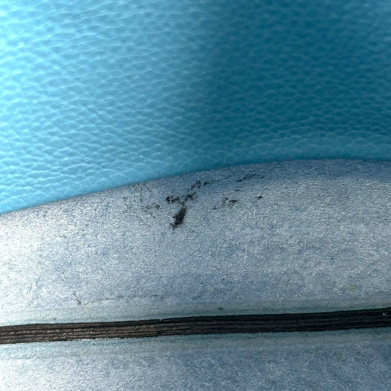 Loewe Trim 35 Shoulder Bag in Taurillon Clemence Leather with H Stamp (2004) - Blue 