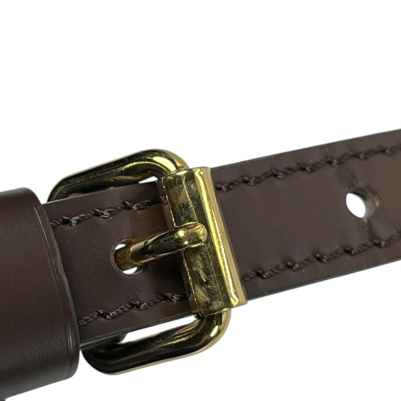 Louis Vuitton Damier Ebene Strap - Dark Brown - 35638 