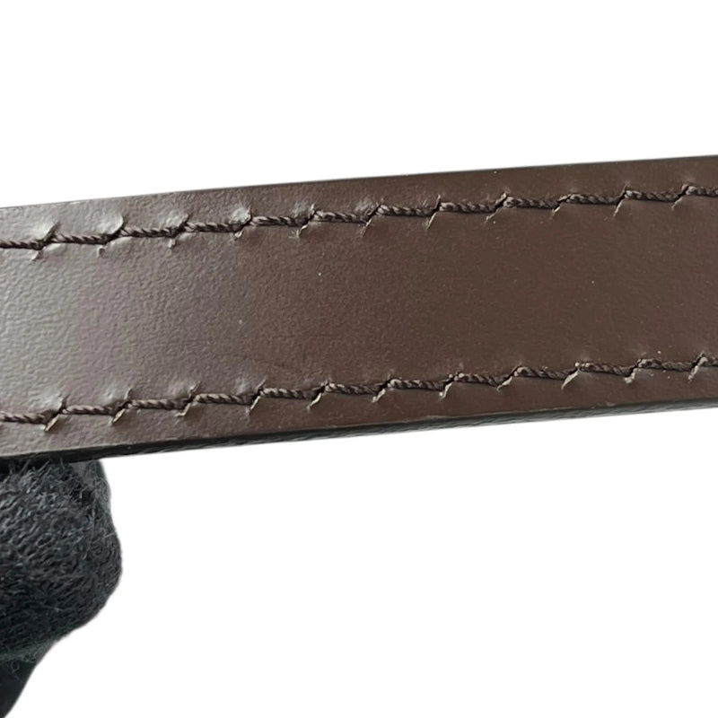 Louis Vuitton Damier Ebene Strap - Dark Brown - 35638 