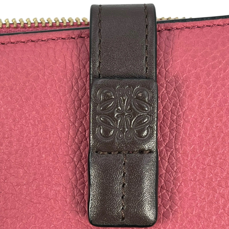 LOEWE Vertical Medium Compact Wallet - Pink 