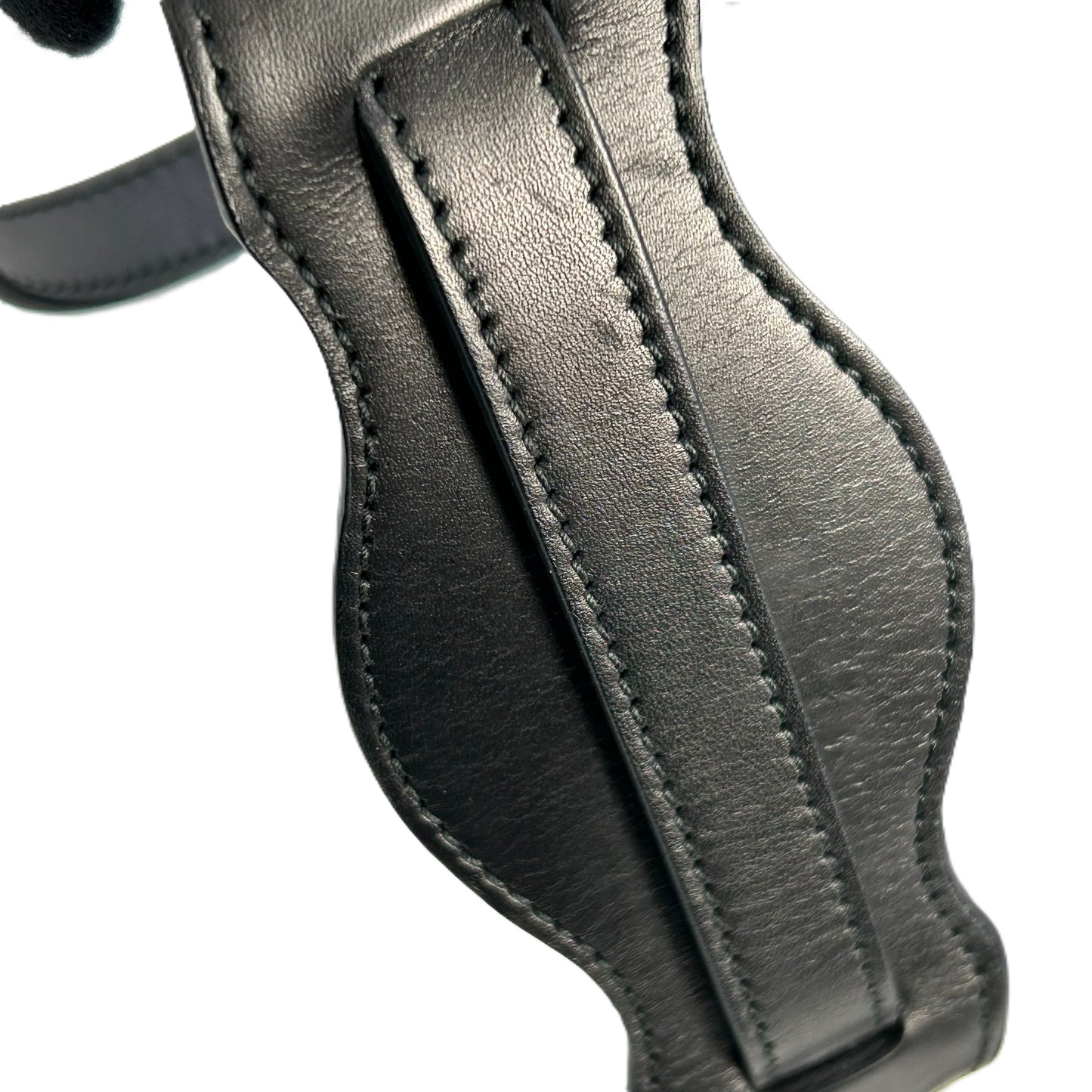 BALENCIAGA Padlock Work Bag Leather Handbag/Shoulder Bag - Black 