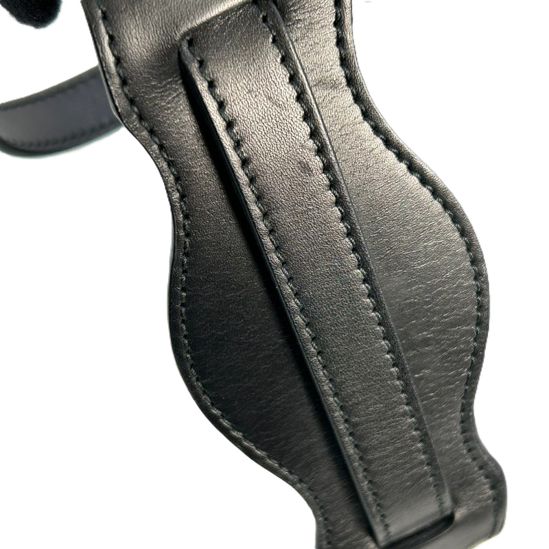 BALENCIAGA Padlock Work Bag Leather Handbag/Shoulder Bag - Black 