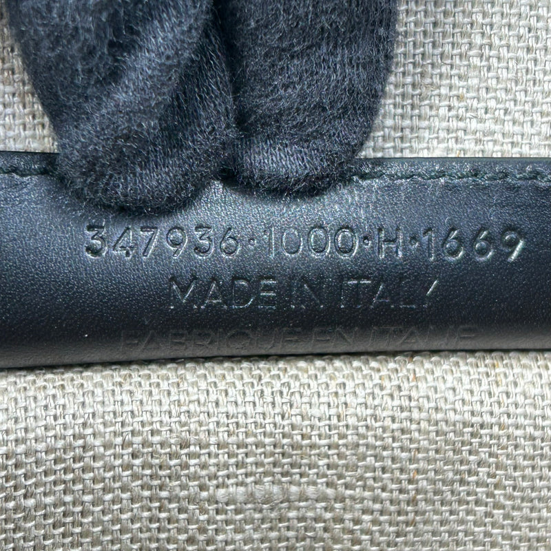 BALENCIAGA Padlock Work Bag Leather Handbag/Shoulder Bag - Black 