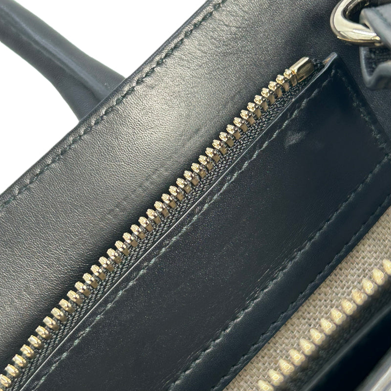 BALENCIAGA Padlock Work Bag Leather Handbag/Shoulder Bag - Black 