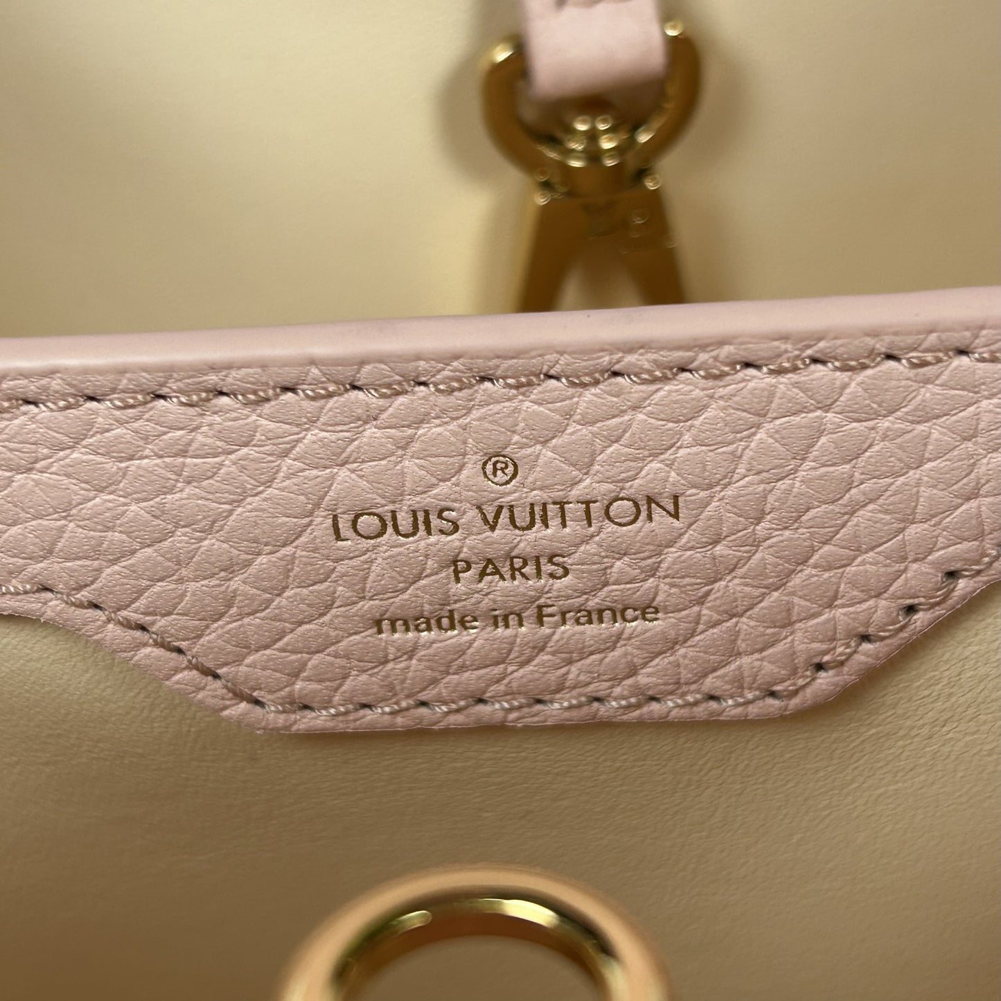 Louis Vuitton カプシーヌBB トリヨンレザー ハンドバッグ ショルダーバッグ - ピンク